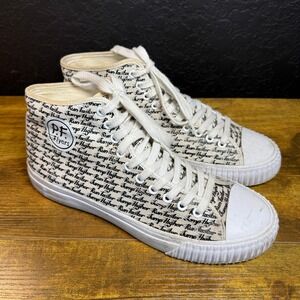 PF Flyers Run Faster Jump Higher Canvas‎ High Top Sneakers Mens Size 12